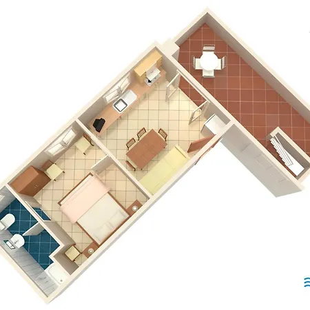 With Parking Space Mrljane, Pasman - 8498 Apartmán Mali Pašman