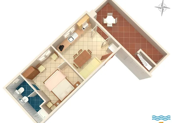 With Parking Space Mrljane, Pasman - 8498 Апартаменты Mali Pasman